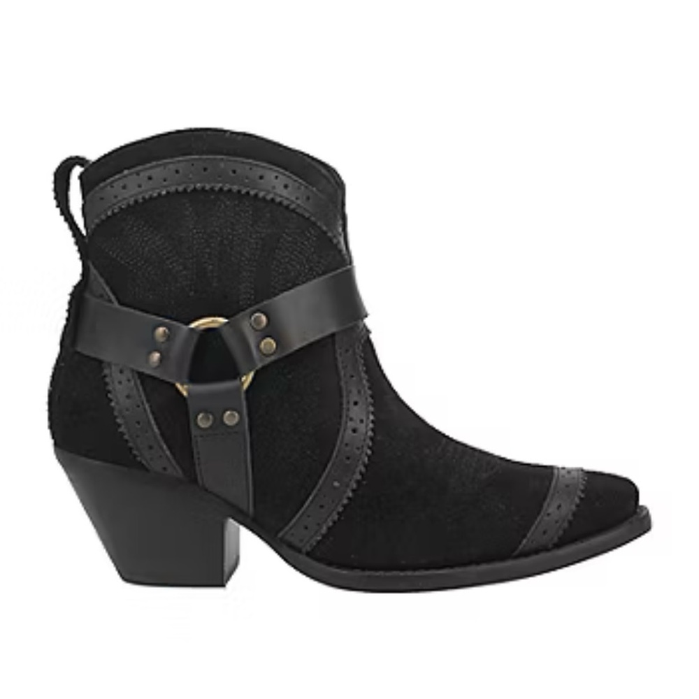 New Women’s Dingo Gummy Bear Snip Toe Suede Cowboy Boot Size 11